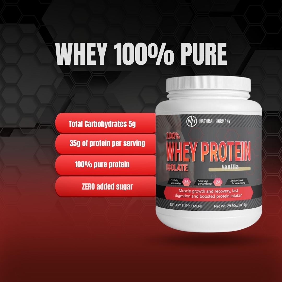 100% Whey Protein Isolate (Vanilla)